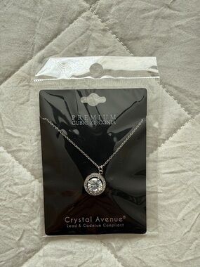 Crystal Avenue premium cubic Zirconia Necklace